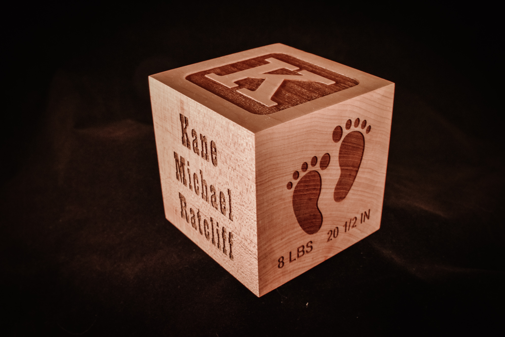 Personalized Baby Birth Announcement Blocks – Everwood Friends